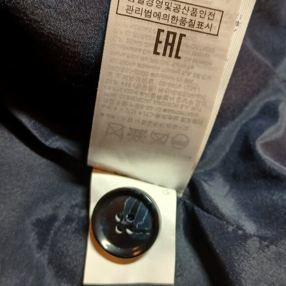 BANANA REPUBLIC SUIT Blue Wool Blend Size 0 Regular NWOT - Picture 9 of 13